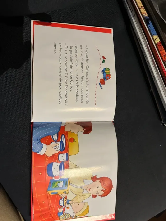 Livre pour enfants caillou va à la garderie - photo numéro 3