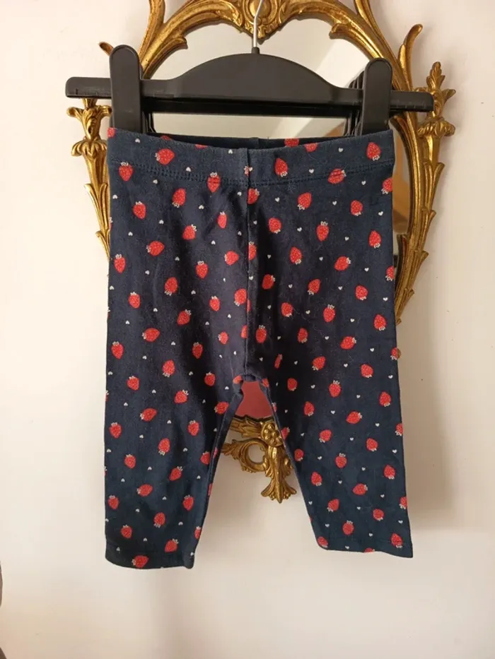 Legging 3/4 fraise