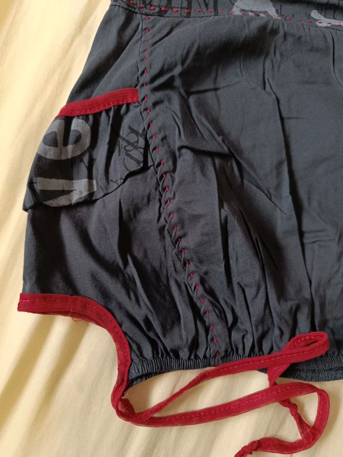 Robe légère grise et broderies - photo numéro 3