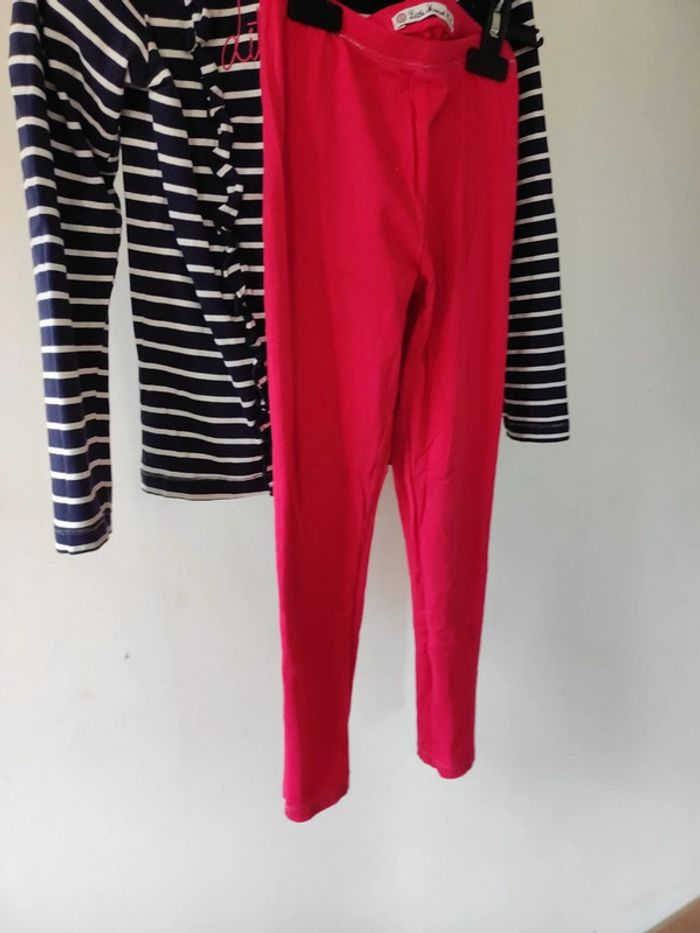 Ensemble Little Marcel t-shirt et legging - photo numéro 5