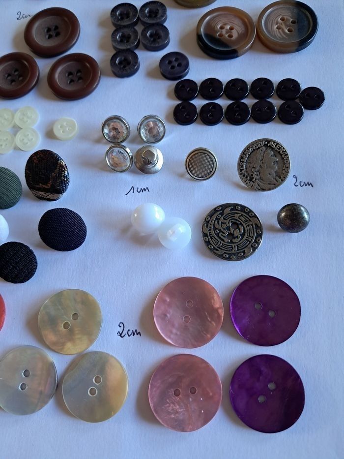 Lot de boutons de couture - photo numéro 6