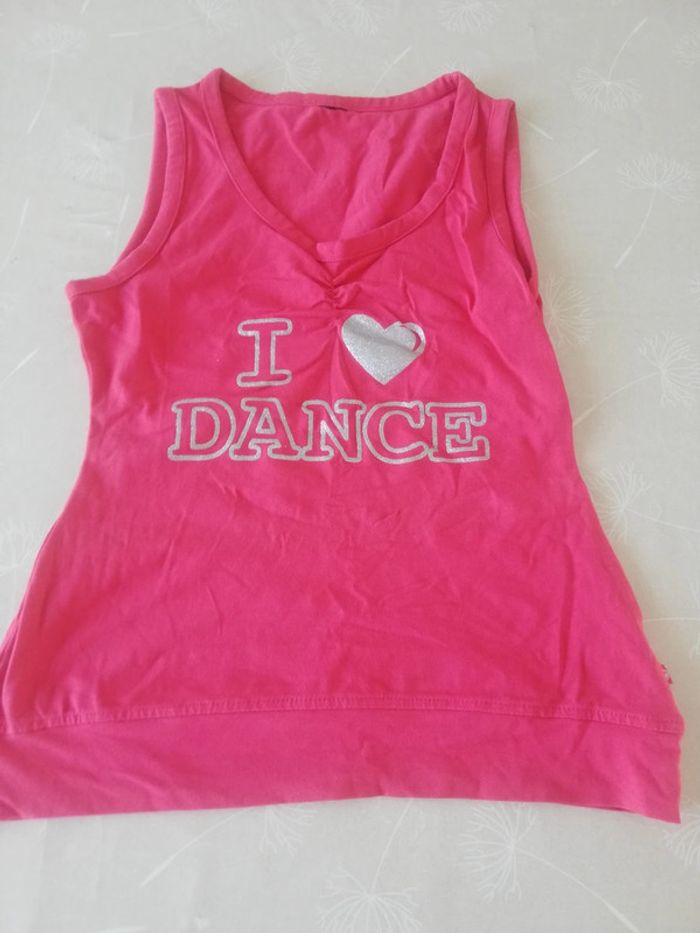 Débardeur rose 10 ans