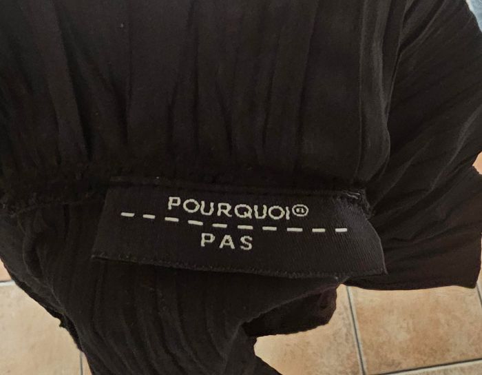 Boléro élégant noir pour les fêtes marque Pourquoi pas - photo numéro 7