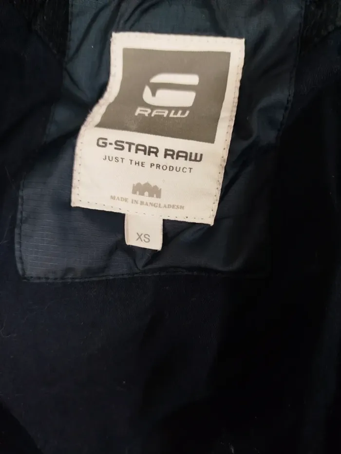 Manteau court G-Star Raw - Doudoune bleu marine - Homme XS A259 - photo numéro 11
