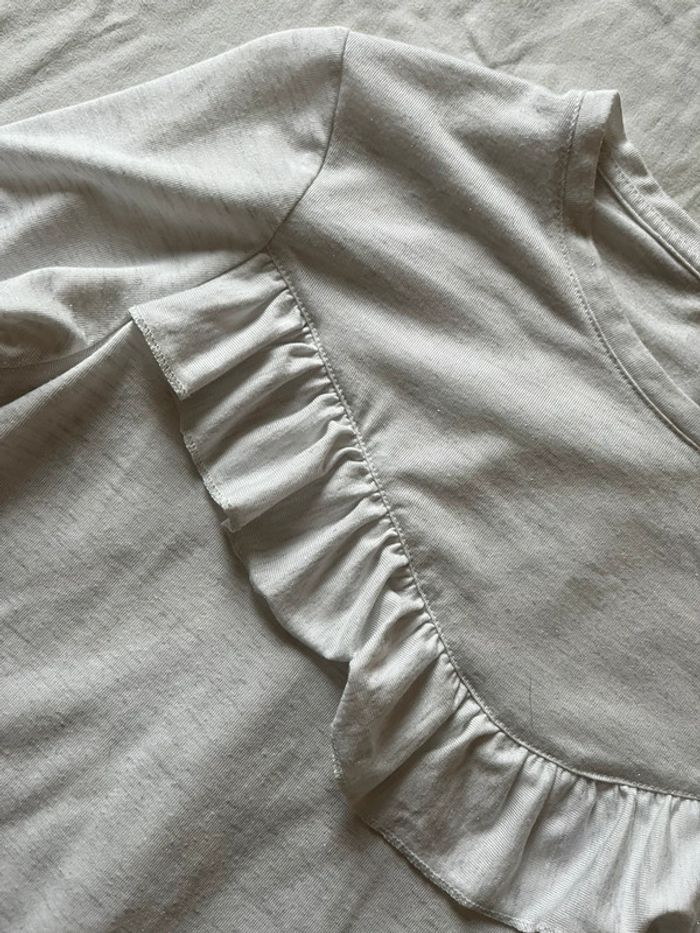 T-shirt volants blanc Etam - photo numéro 2