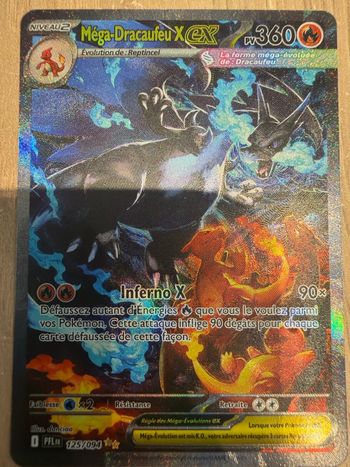 Méga-Dracaufeu X ex 125/094 Illustration Spéciale Rare – Flammes Fantasmagoriques PFL 