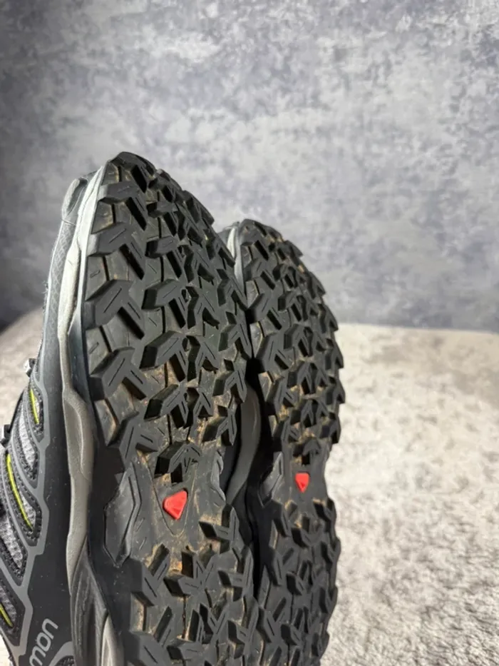 Salomon X Ultra 2 Gore-Tex - Black & Grey & Yellow - photo numéro 11