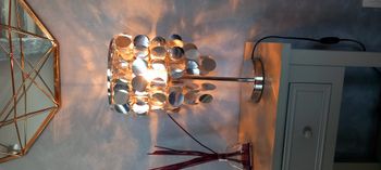lampe CONFORAMA argentée
