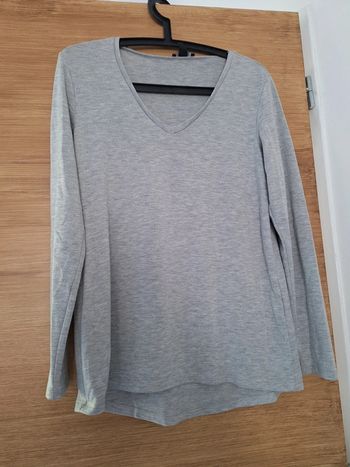 Pull fin amisu gris