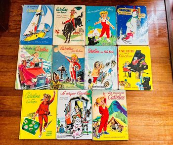 Lot exceptionnel de 11 éditions originales livres Caroline Pierre probst albums anciens