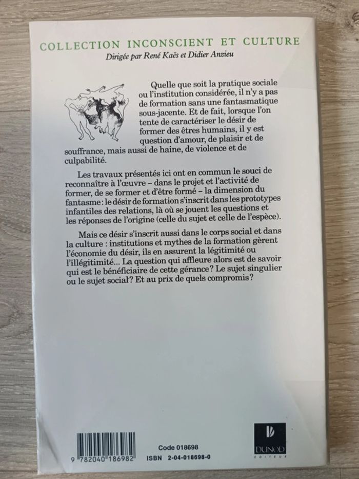 Fantasme et formation
René Kaës, Didier Anzieu, L-V Thomas - photo numéro 2