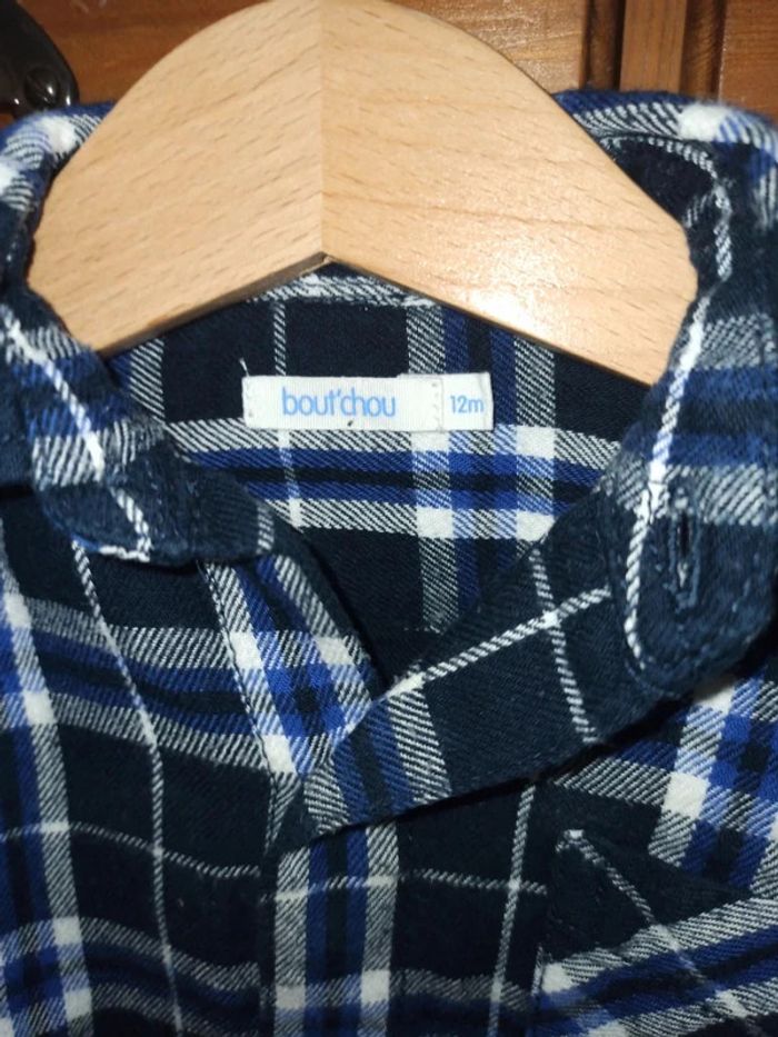 Chemise bout'chou 12 mois tbe - photo numéro 3