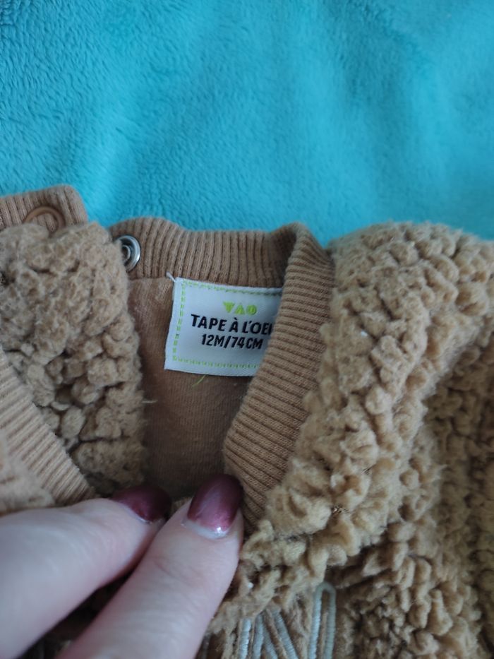 Pull câlin moumoutte Camel - photo numéro 2