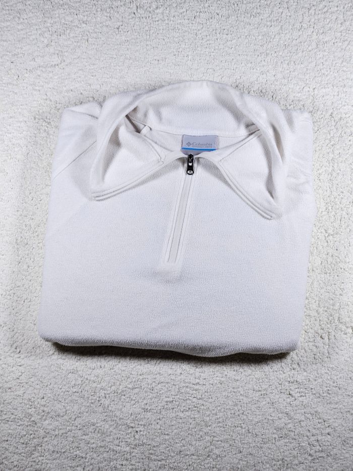 Zip Polaire columbia blanc