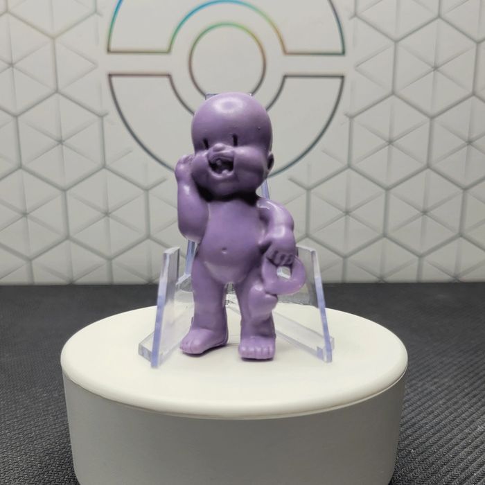 Figurine Babies Série n°23: Edouard Le Fêtard Galoob 1991 Violet Clair