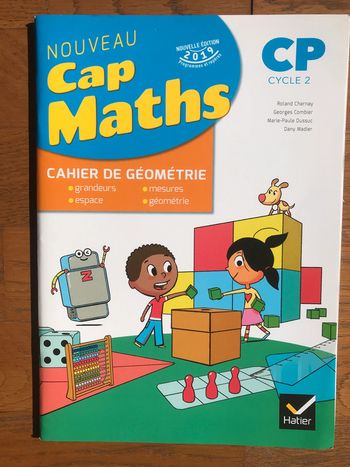 Nouveau Cap Maths CP Édition 2019 - Cahier de Géométrie-Mesure