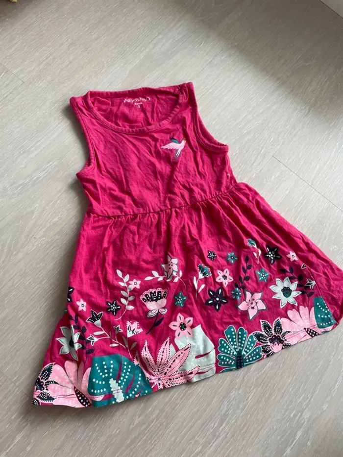 Robe Fuschia été 3 ans