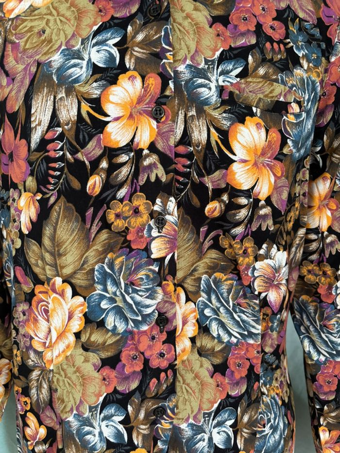 Chemise vintage Cacharel imprimé floral - photo numéro 2