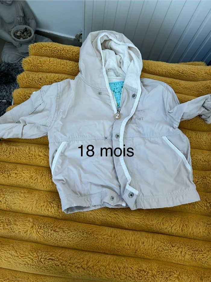 Veste imperméable beige