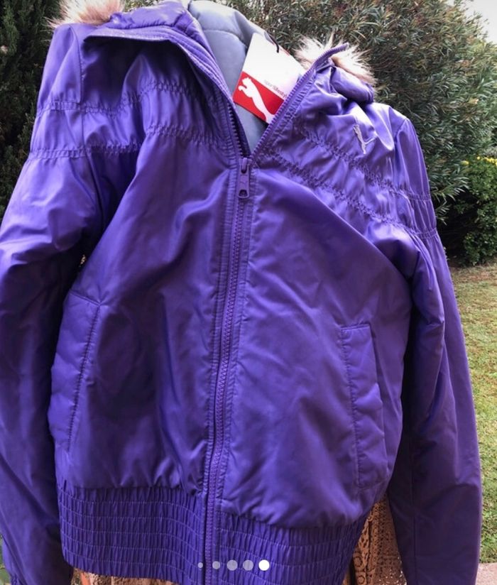 Joli blouson puma violet taille 40 - photo numéro 3