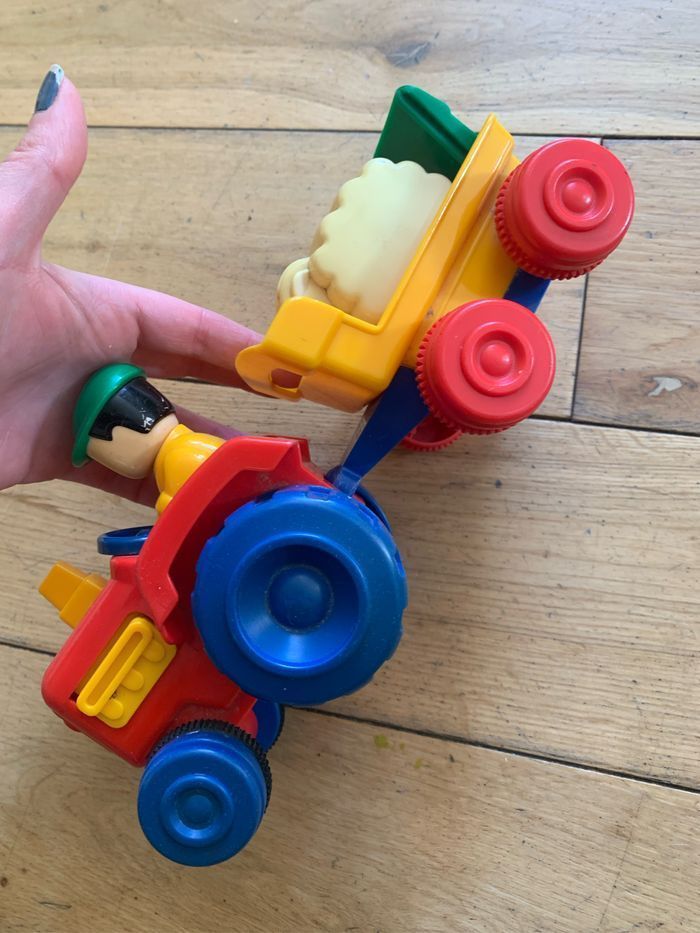 Petit tracteur et remorque rétractable - photo numéro 2