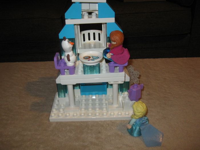 lego duplo frozen le château de la reine des neige - photo numéro 2