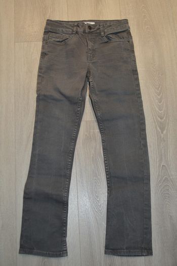Jean gris slim Kiabi 9 ans Taille réglable