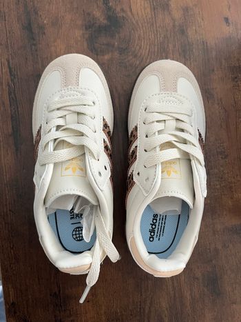 Samba beige / léopard 