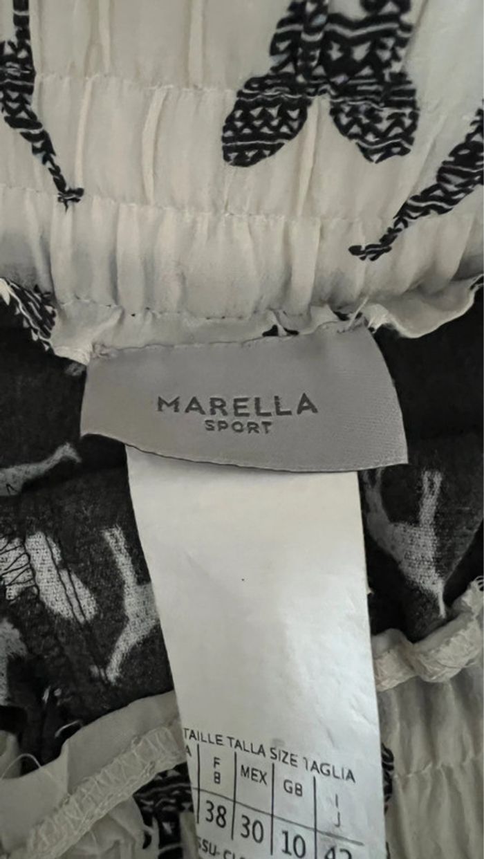 Pantalon fluide en parfait état taille 38 marella marque italienne acheté en boutique à Rome - photo numéro 5