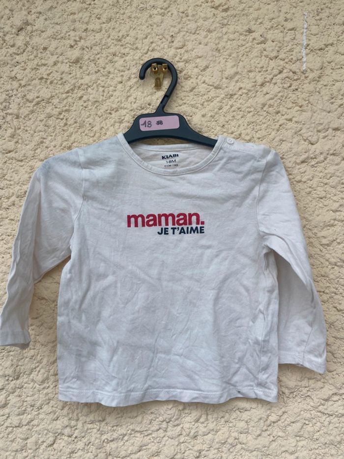 T shirt fille 18 mois