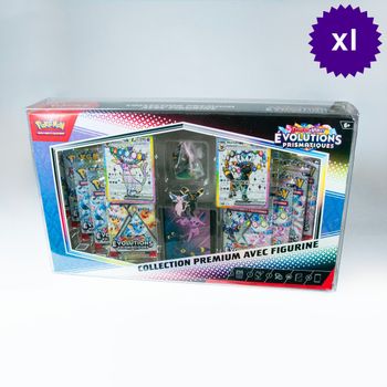 Protection Coffret Figurine Évolutions Prismatiques Pokémon – Crystal Box 0,6 mm ultra premium (neuf)