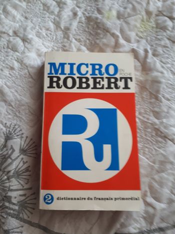 Dictionnaire micro Robert en poche 1980