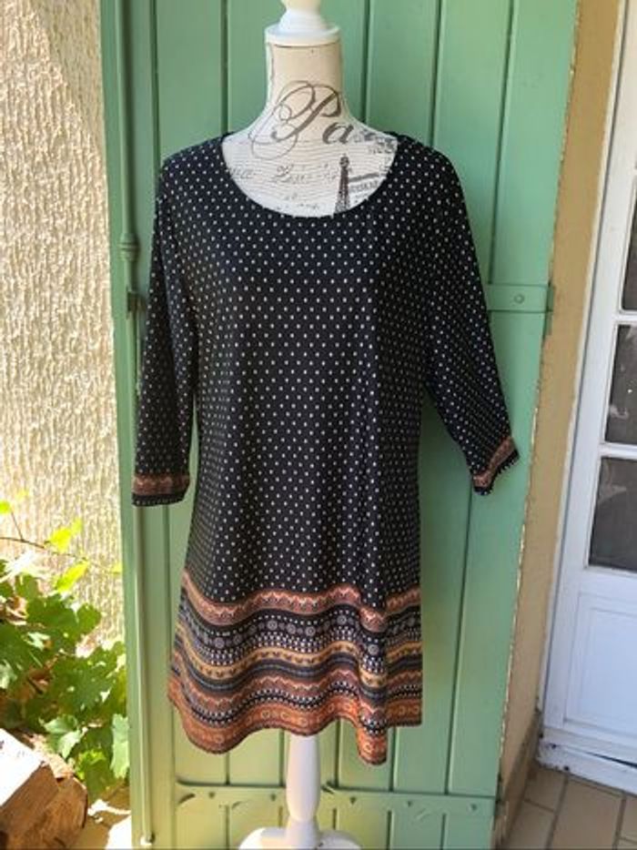 Robe fluide ethnique mexican  40/42 - photo numéro 6