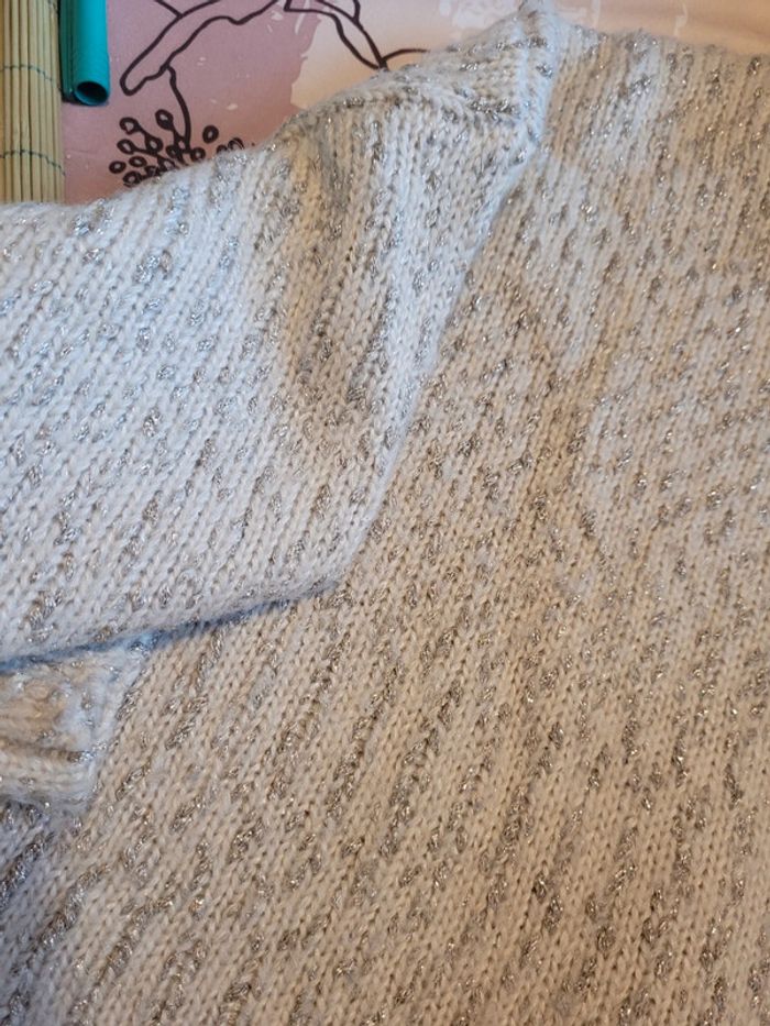 Pull col roulé Beige avec mailles en fil doré
la redoute T42/44 - photo numéro 4