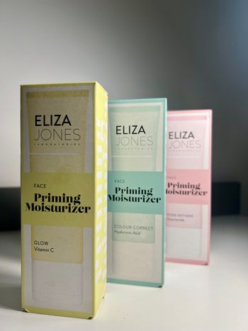 Lot de 3 bases hydratantes Face Priming Moisturizer de la marque Eliza Jones