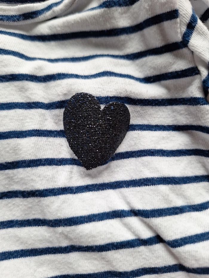 Lot 2 Tee-shirt ML 3 mois vertbaudet - photo numéro 4