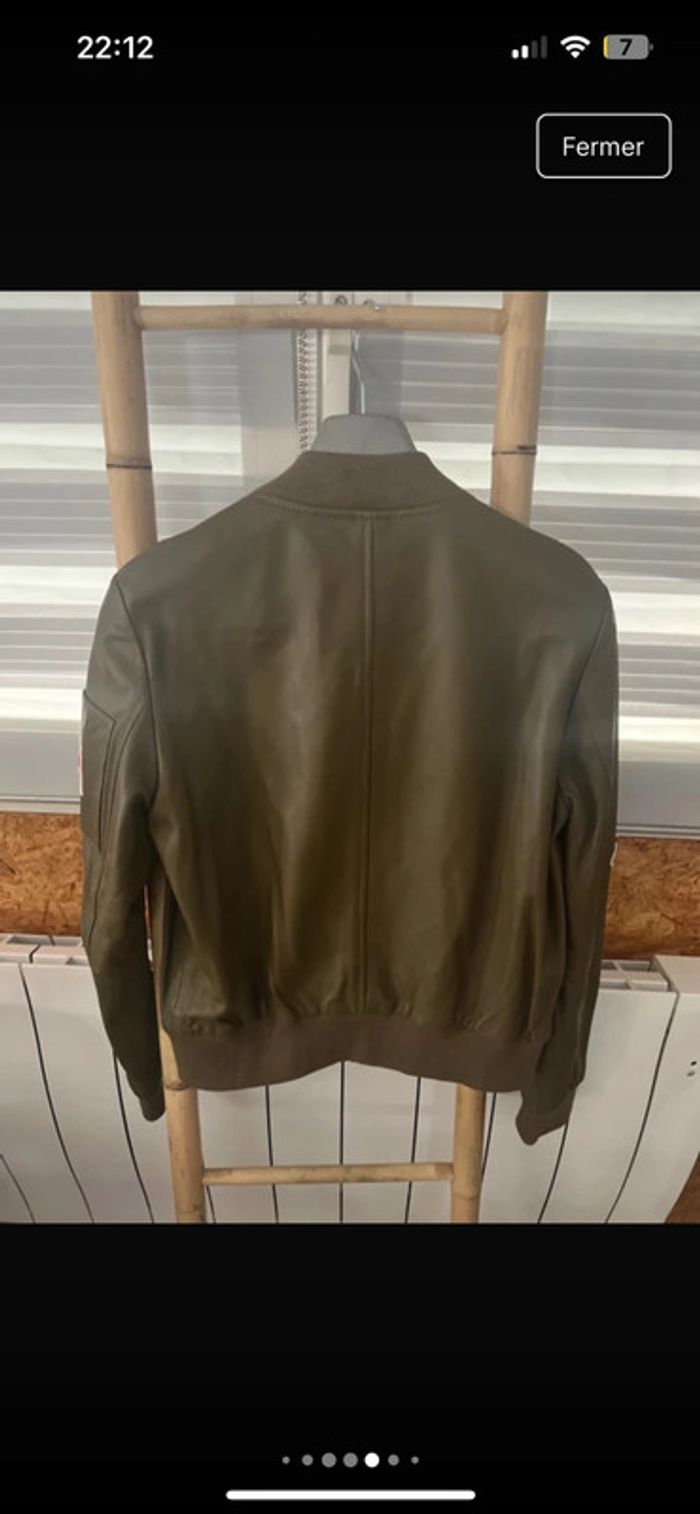 Blouson cuir Mango taille L neuf - photo numéro 7