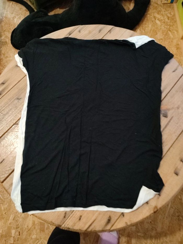 T-shirt Blanche porte photo print - photo numéro 5