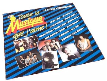 Vinyle 33 tours  Toute la Musique que j' aime !  14 titres originaux (1984)