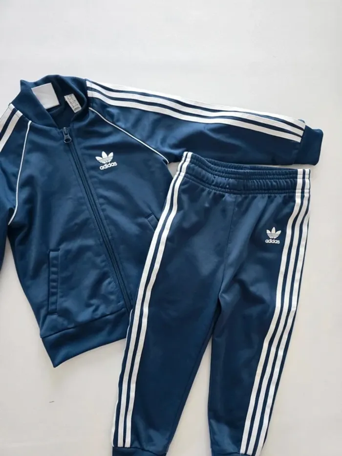 Ensemble jogging adidas bleu - photo numéro 2