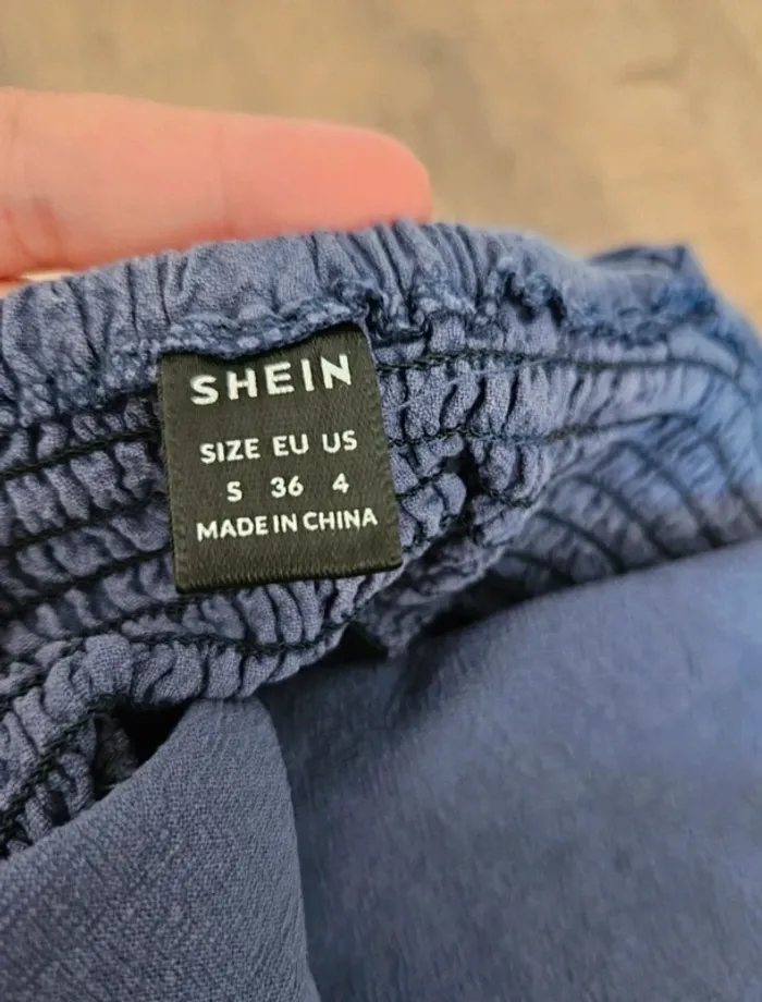 Débardeur bleu à bretelles taille S - photo numéro 4