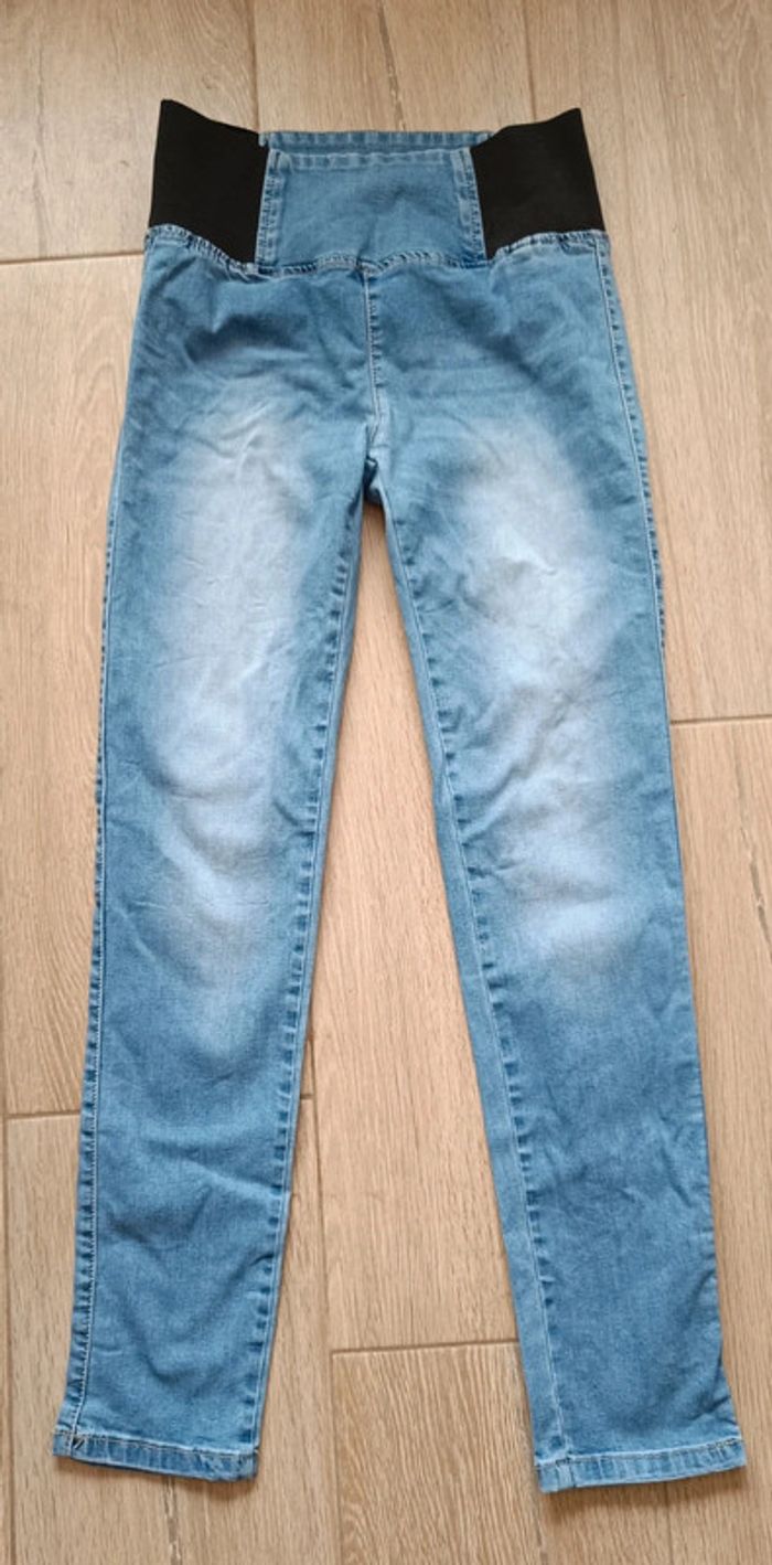 Jean grossesse bandeau bas taille 40