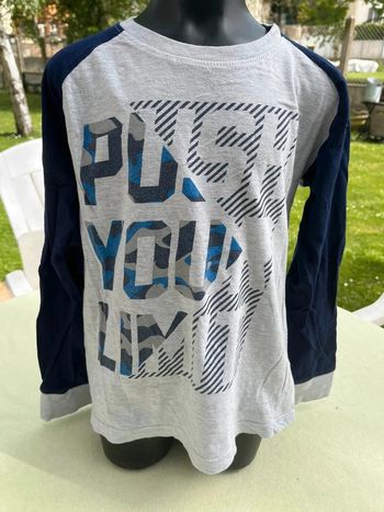 T shirt manche longue 9h avenue taille 9-10