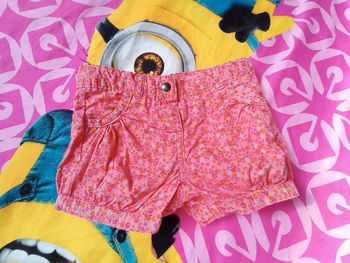 Short Vertbaudet 18 mois orange