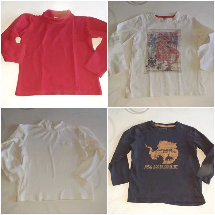 Lot t-shirts manches longues garçon 👦 taille 6 ans - photo numéro 2