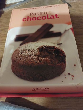 Livre de recettes  de passion chocolat 