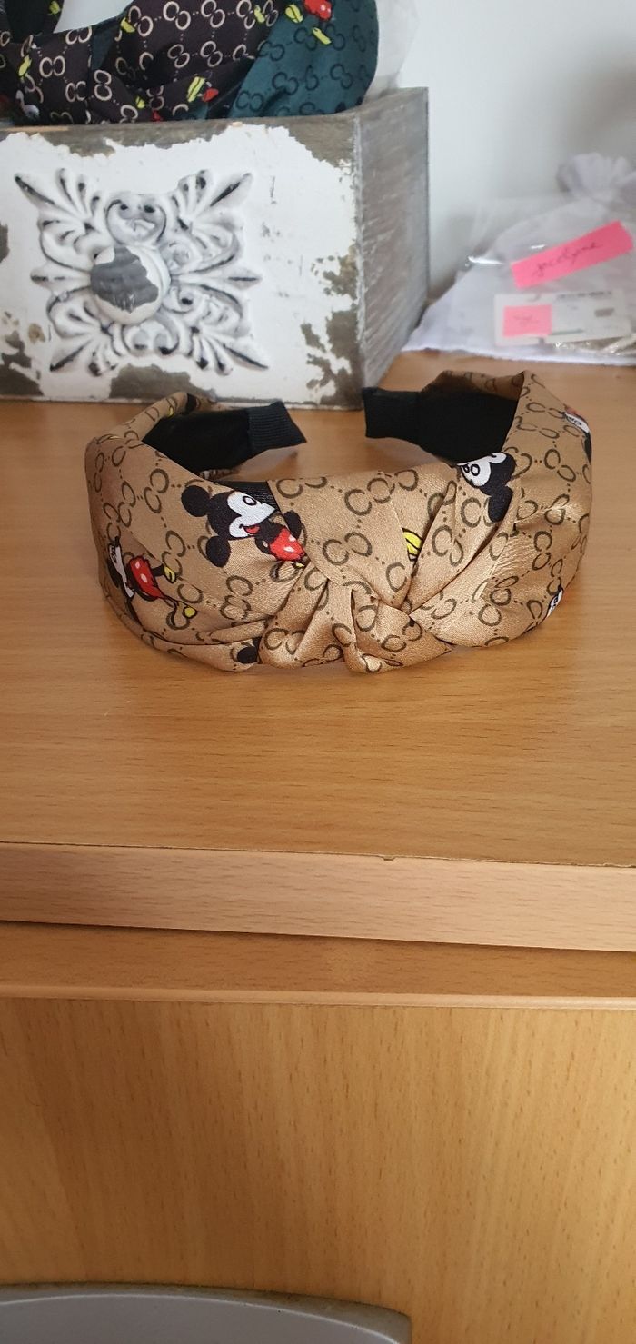 Serre Tête Mickey style foulards - photo numéro 6