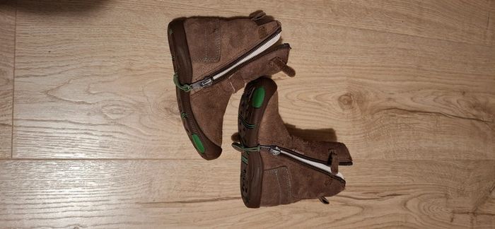 Bottines fourrées T23 TBE Vert Baudet - photo numéro 7