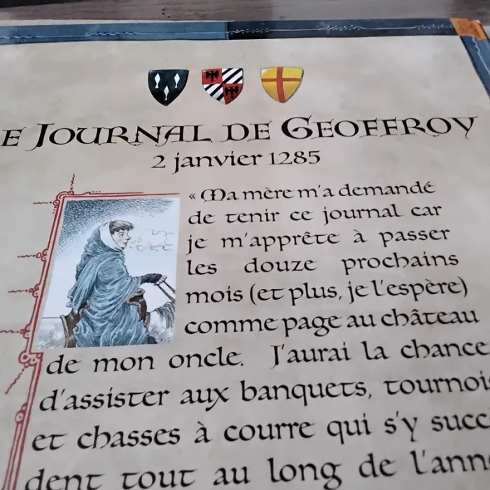Le journal de Geoffroy un page au moyen âge Grund - photo numéro 2