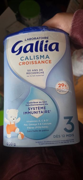 Lait gallia 3eme age